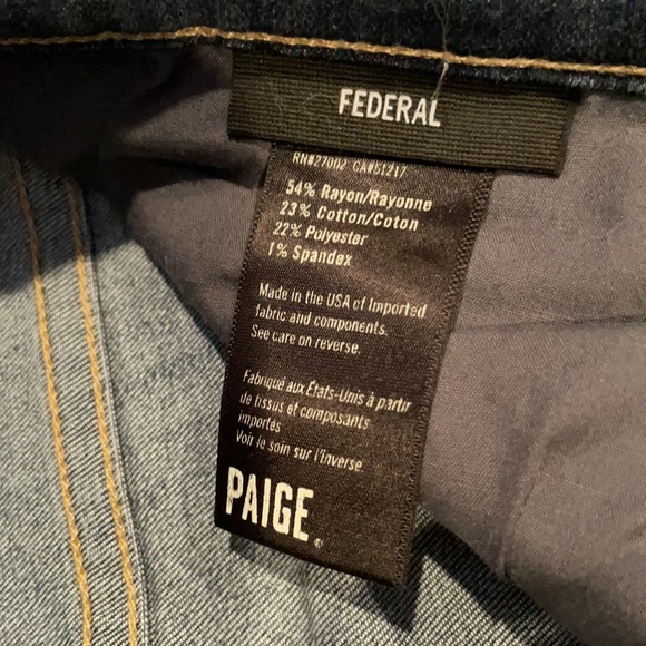 Paige men jeans federal size 31 - Picture 4 of 6